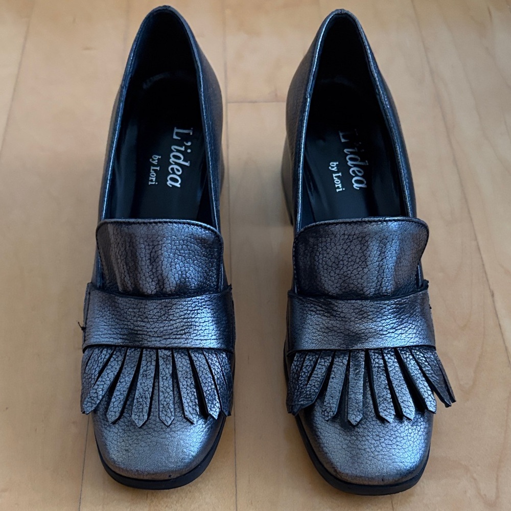 L’Idea by Lori Women's Italian Heeled Loafers